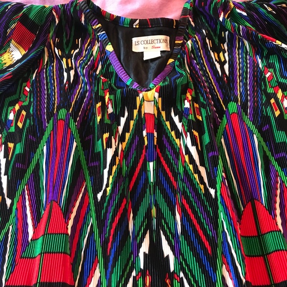 WOW!!! BEAUTIFUL & COLORFUL dress size 1x! - Picture 7 of 7